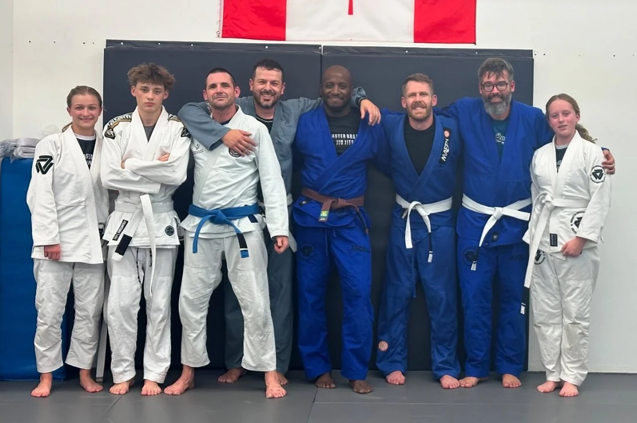 Adult martial arts class at Ancaster Jiu-Jitsu