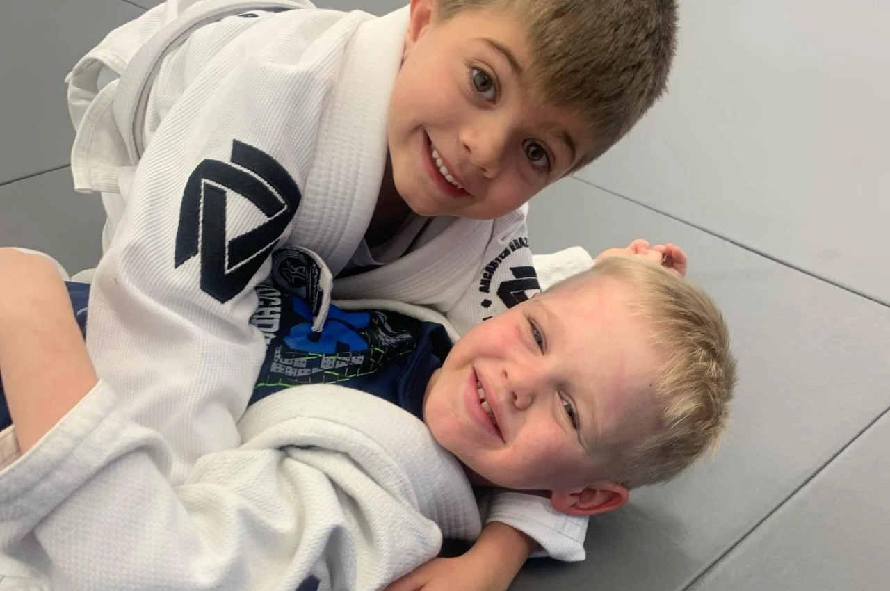 Kids martial arts class at Ancaster Jiu-Jitsu